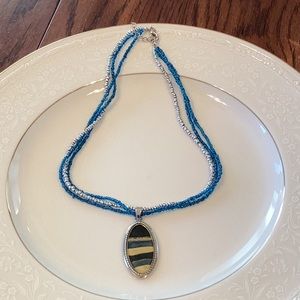Oval Pendant Necklace